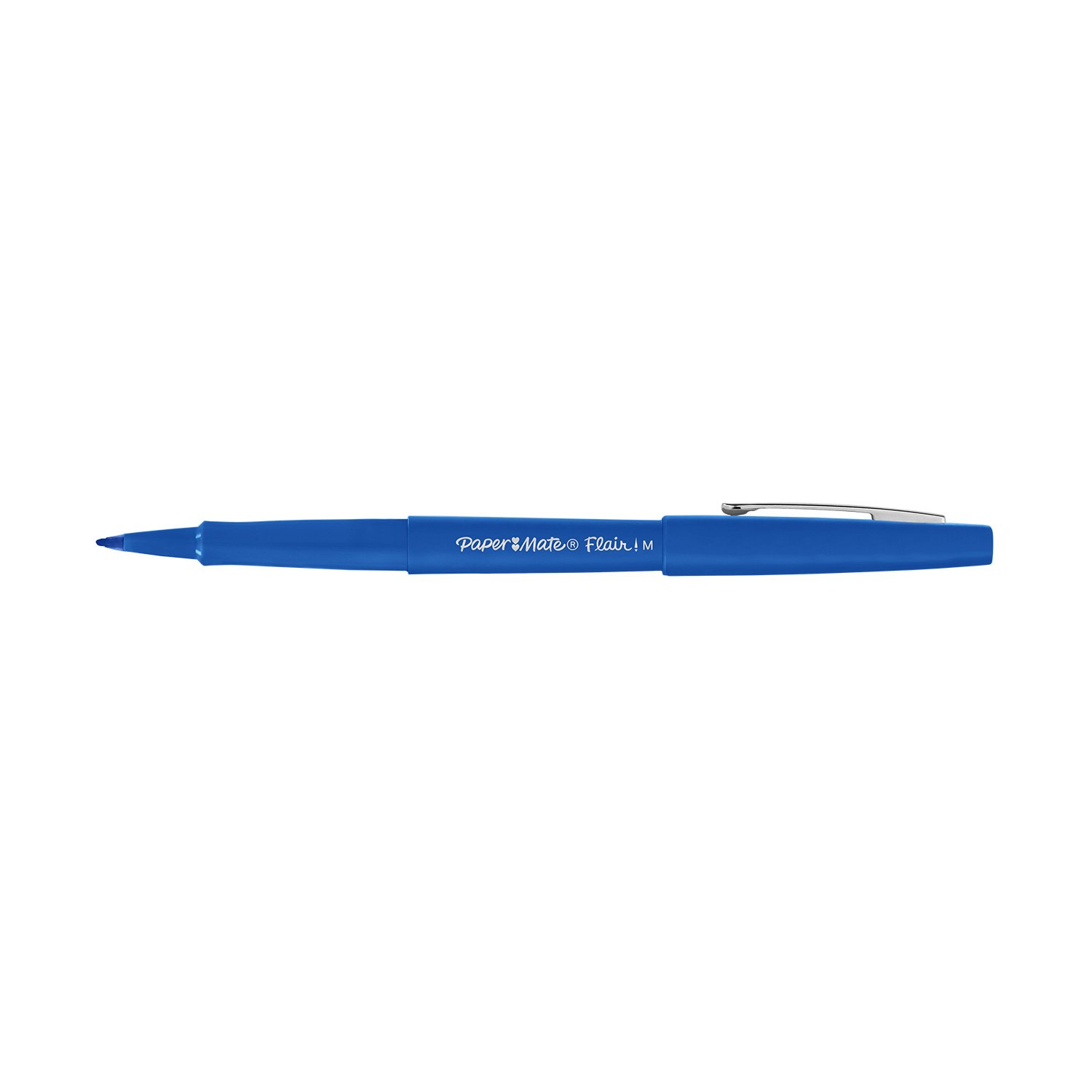 Paper Mate Flair - Lot De 2 Stylos Feutres Pointe Ultra-fine 0,33 Mm, Bleu