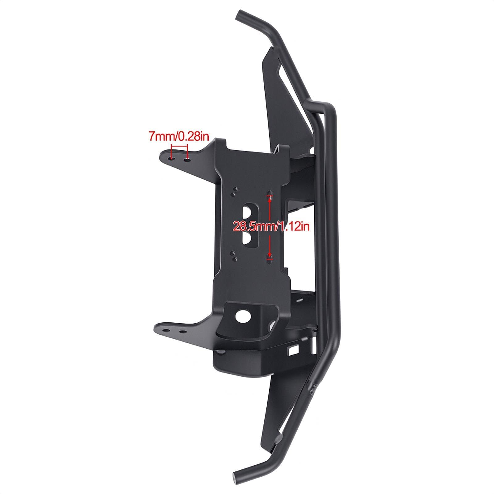 Harilla Ingranaggio Anteriore Regolabile per Auto RC in 1:10, Accessori di Protezione in Acciaio Inossidabile, Parte di aggiornamento per Camion RC 1/10