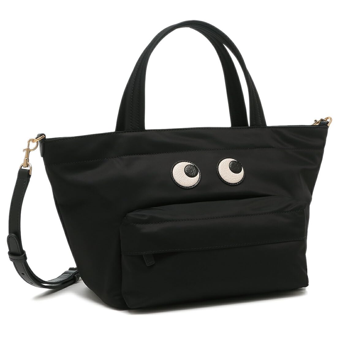 Anya Hindmarch チャビースマイル トートバッグ ブラック パテント Amazon.co.jp: [アニヤハインドマーチ] トートバッグ ブラック