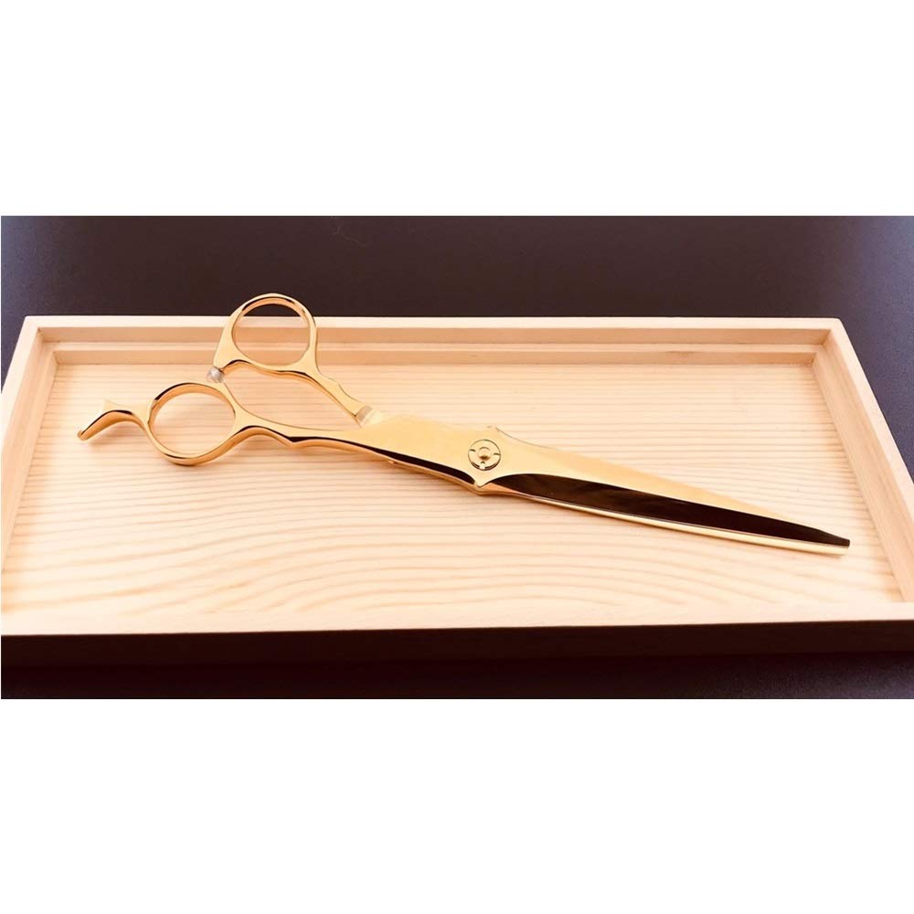 Hair Cutting, 18K Tungsten Steel Professional Set Cutting Barber Salon Haircut Thinning Shear Hairdressing Tool Cutting BY