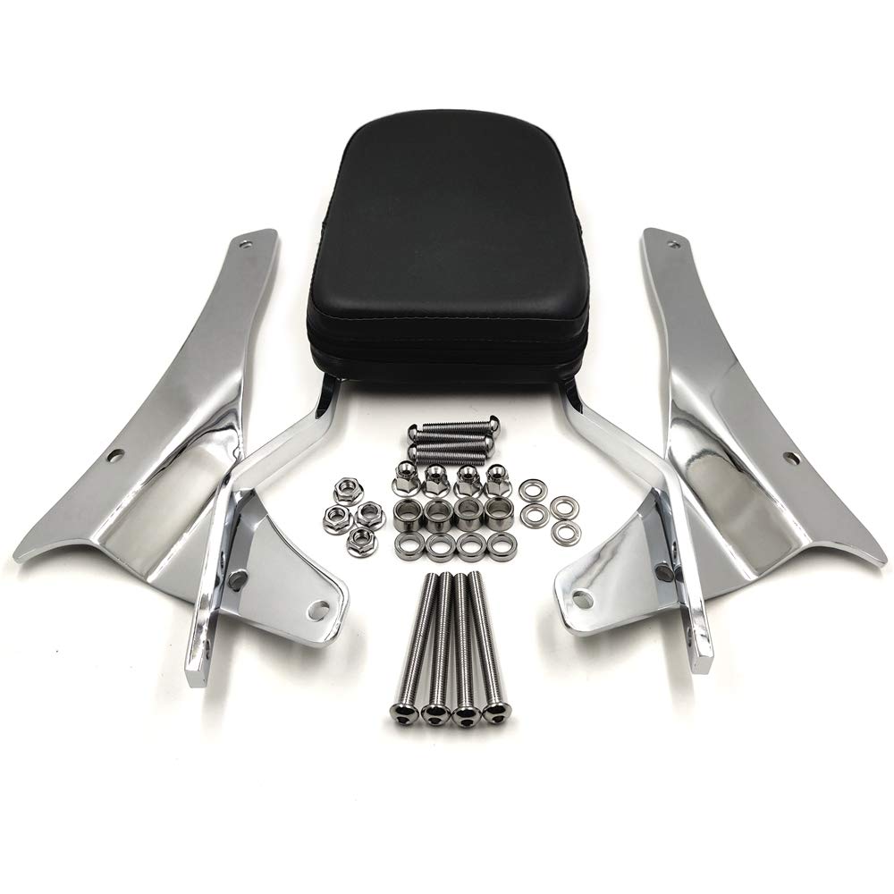 Motorcycle Lift Htt Moto Chromé Flamme Fire Dossier Sissy Bar Pour 2005–2012 Suzuki Boulevard M50 Vz800 C50 VL800 C50t Vl800t C50 C Vl800 C/2001–2004 Suzuki Intruder Volusia (800 VL800, Sissy Bars