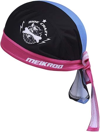 Amazon バンダナ フリーサイズ バンダナキャップ ブルー ヘルメット 薄手 メッシュ 海賊スカーフ 通気 軽量 ユニセックス 吸汗 ターバン クール 頭巾 おしゃれ ヘアバンド メンズ レディース 青少年 ヒップホップ バイク 山登り 運動 キャップ ビーニー 車 バイク