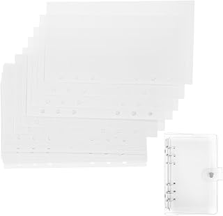 Portable Sticker Collection Album A6 Release Paper Binder with 40 Reusable Sheets for Organizing Decals and Scrapbooking