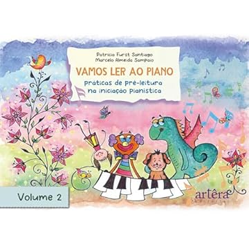 Capa do livro Vamos Ler ao Piano: Volume 2: Práticas de Pré-Leitura na Iniciação Pianística
