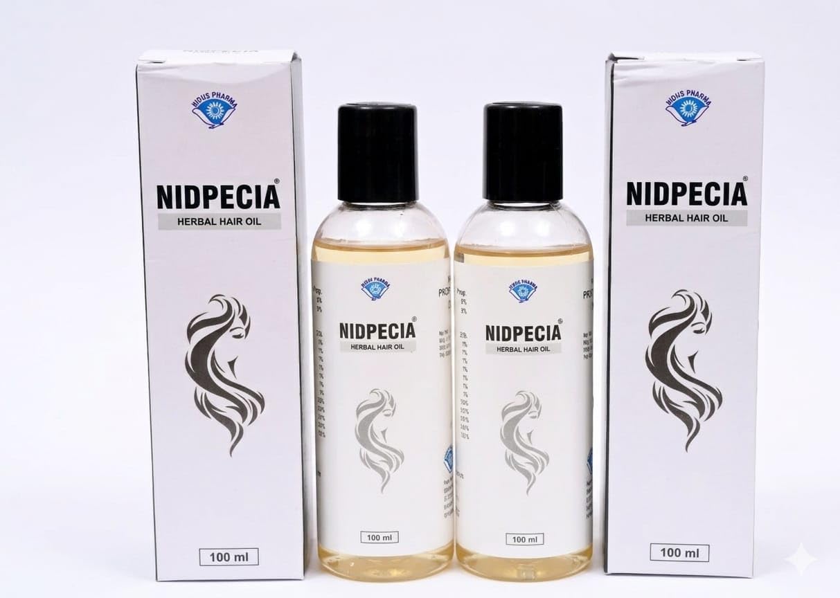 NIDPECIA Herbal Hair Oil, Green, 100 ml (Pack of 2)-picture-29