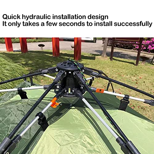 Familie instant pop-up tent, koepeltent voor 2 tot 3 personen dubbellaagse tent, waterdichte backpacktenten, instant… - Image 6