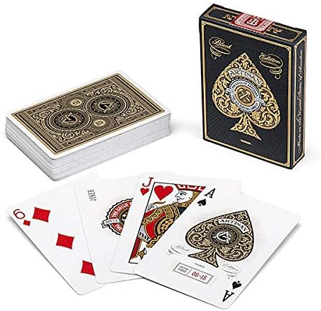 SYNCSPIKE Artisans Jugando cartas Deck & Clear Protective Jugar cartas, un lujoso juego de cartas, truco mágico y cardistría