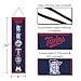 WinCraft Minnesota Twins Evolution 8x32 Inch Vertical Wool Embroidered Hanging Banner