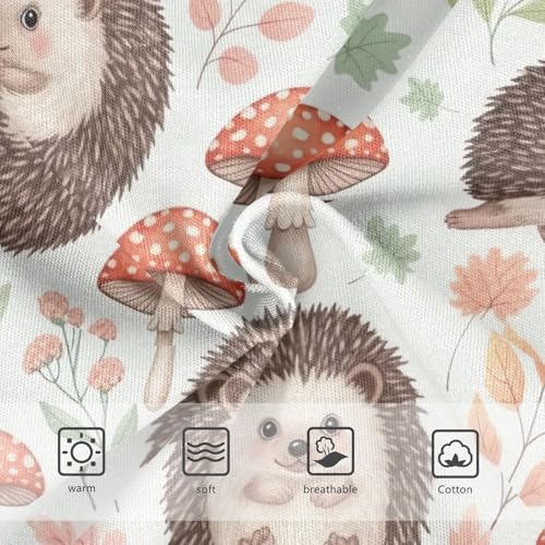 Cute Hedgehogs Poses Girls Briefs, Toddler Girl Panties, Cotton Underwear Girls, 2–8 Years3
