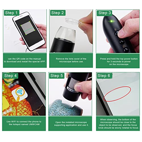 Image of Connect 500X Scalp Detector for Hair Health, Skin Hair Diagnosis Analyzing High Definition Electronic Microscope Scalp Follicle Detector