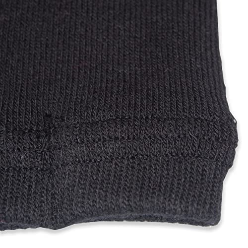 CuteBox Company 1 Pair of Black Soft Comfortable Cotton Toeless Socks for Exercising, Dancing, Pedicures, Yoga, Pilates, or just with Sandals or Flip Flops, Machine Washable2