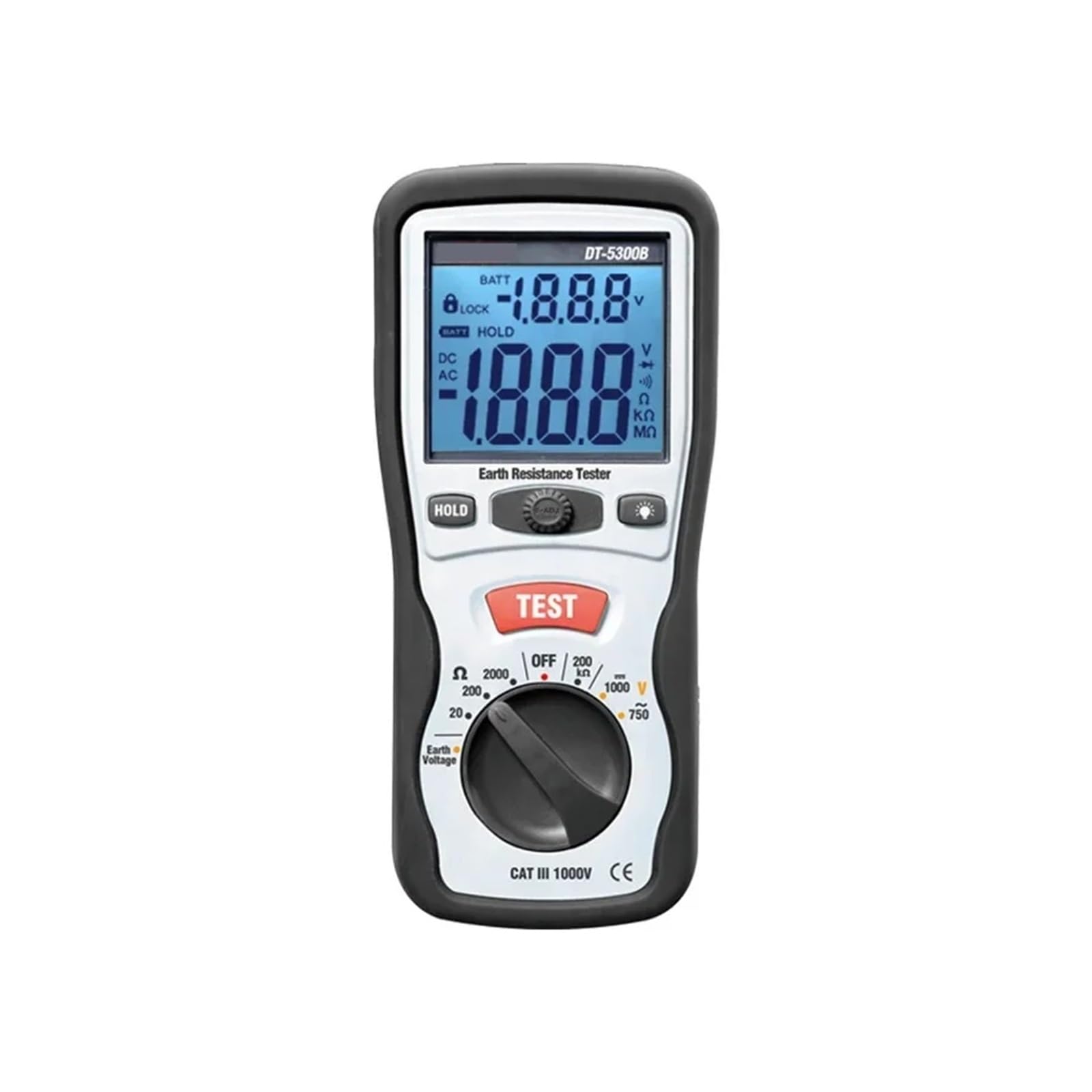 Amazon.co.jp: DT-5300B デジタル絶縁抵抗計 メガオーム計 接地抵抗計 