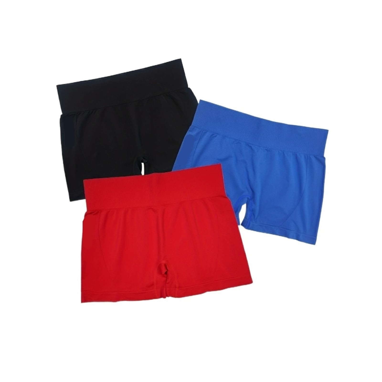 Generico Pantalones Cortos de Fitness for Mujer, Pantalones Deportivos Transpirables Ajustados for Ciclismo, 3 uds