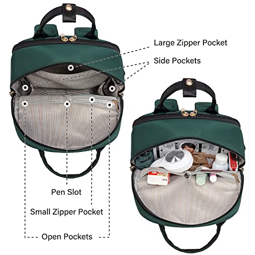 Image of LOVEVOOK Laptop Backpack for Women Girls, 15.6 Inch Waterproof Computer Backpack Student School Cute Bookbag Computer Bag