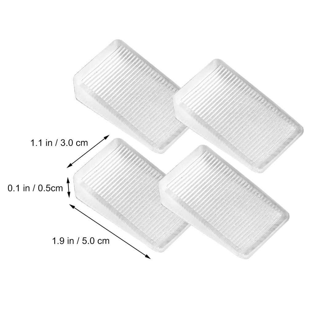 30 PCS Plastic Clear Wobble Wedges Möbel Nivel liers ch eiben für Tische und Stü