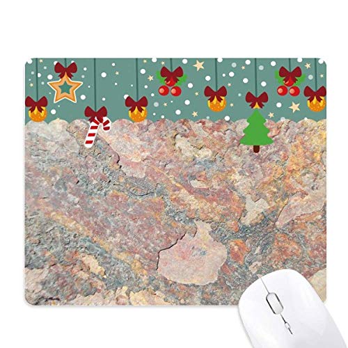Tapis de bureau de Noël motif rustique pour décoration de table de travail