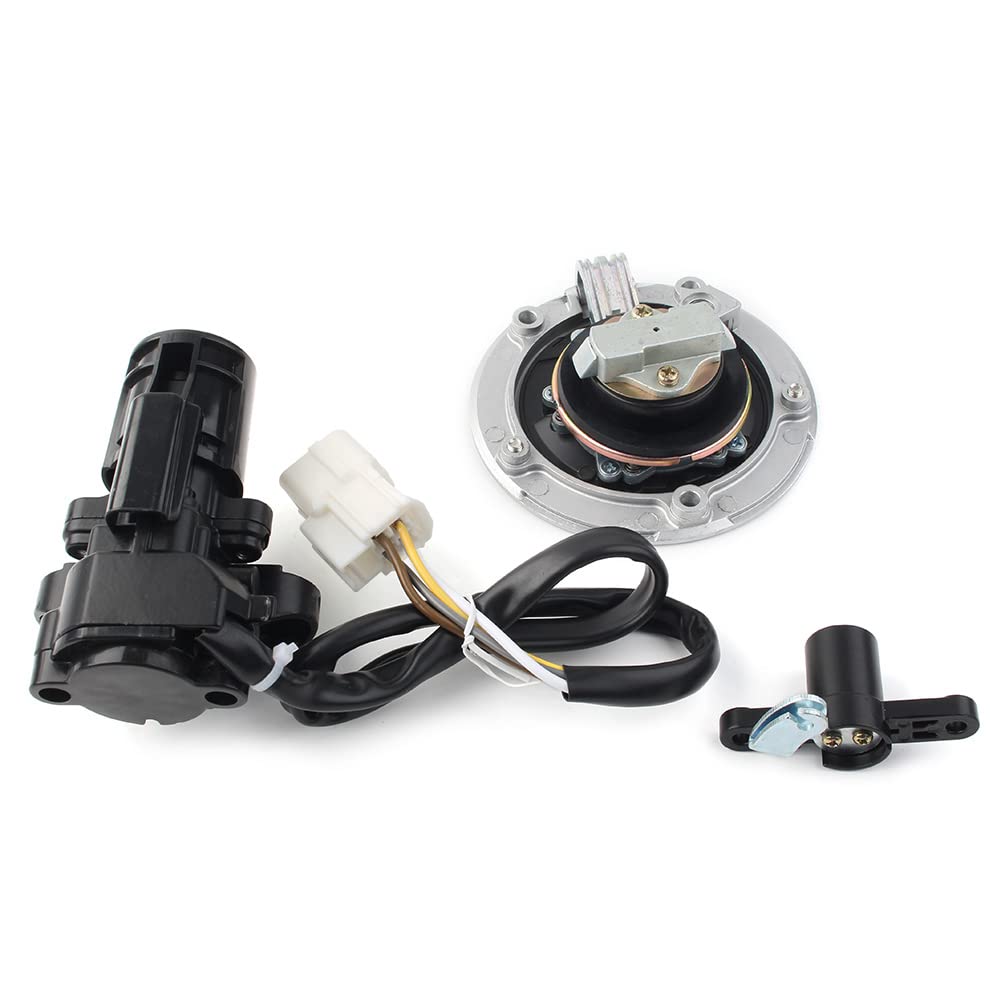 SIKUAI Motor Ignition Switch Gas Cap Cover Seat Lock Key Set for