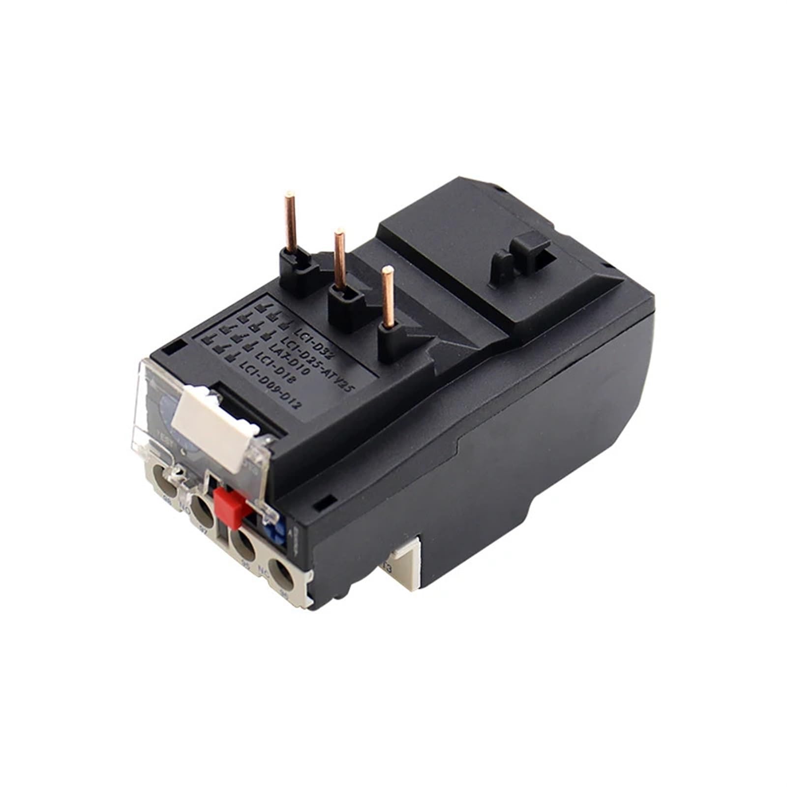 JR28-25 Relé de sobrecarga térmica LR2D13 Relé térmico ajustable Relés eléctricos 1.6A 2.5A 4A 6A 8A 10A 13A 18A 25A 1 Uds (Size : 1A-1.6A)