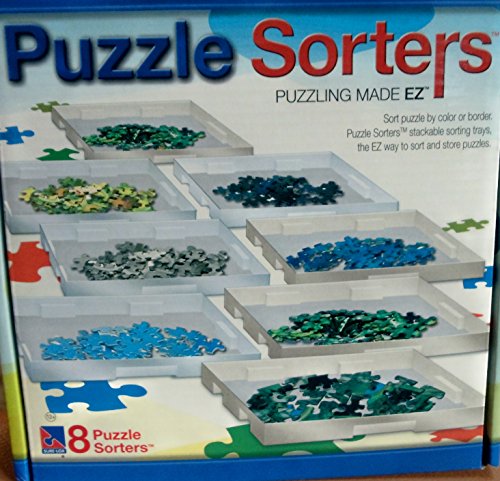Sure-lox 8 Piece Stackable Puzzle Sorting Trays