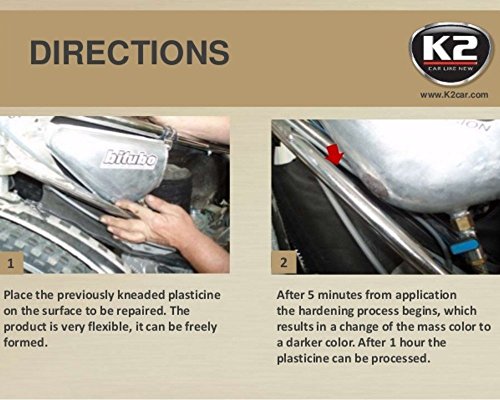 K2 Mega Bond ampolla, 2 Componenti, plastilina