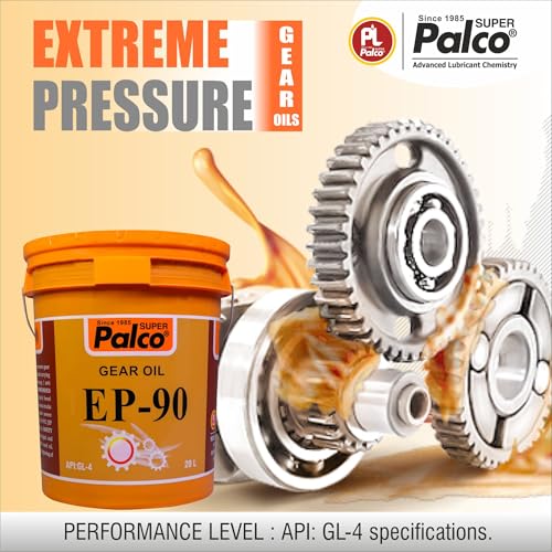 Image of PALCO EP 90 Extreme Pressure Gear Oil for Gear Box 20 Litre | API GL 4 Gear Oil for Cars, Buses & Trucks High Performance Heavy-Duty for Smooth Transmissions, Superior Protection