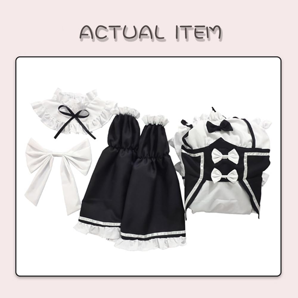 Puppenkleidung für 81,3 - 40 Zoll Puppen 80 ~ 100 cm Puppenkleidung Dienstmädchenkleidung Rem Cosplay Set 80 ~ 100 cm Lebensgröße Puppenkleidung Büste 50 cm Puppen-Outfits