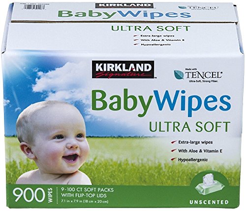 Kirkland Signature Baby Wipes wBMfyk, 13.8 Pound, (2 Box of 900 W...