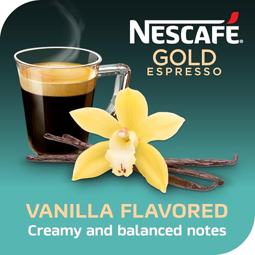Image of Nescafe Gold Espresso Vanilla Flavored Instant Coffee, 3.5 Oz 3.35 oz