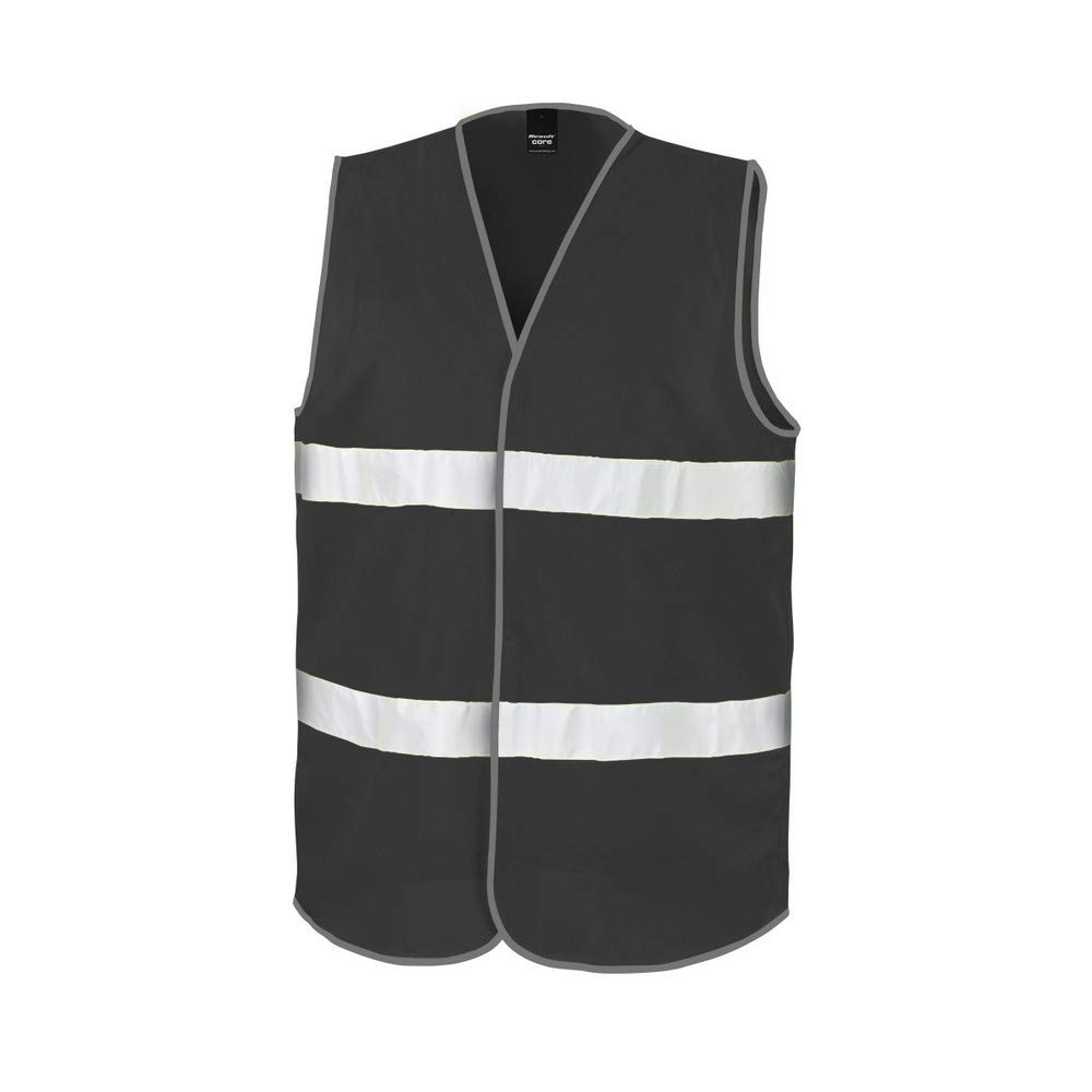 Result Safeguard Enhance Visibility Vest, Black, S/M. R200XEV