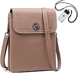 【SE ADAPTA A LA MAYORÍA DE LOS TELÉFONOS DE PANTALLA GRANDE Y MUCHO MÁS CÓMODO QUE UN BOLSO DE MANO GRANDE.】 Los bolsos pequeños de cuero para mujer se adaptan a teléfonos grandes que miden menos de 6,9 ​​pulgadas. Incluyendo: iPhone 13 Pro Max, XR / X / XS / XS Max, 11 Pro, 8/8 Plus, Galaxy Note 9, S9 Plus, Google Pixel 2 XL, LG V30, Huawei P20 Pro, Sony Xperia XZ Premium, etc.