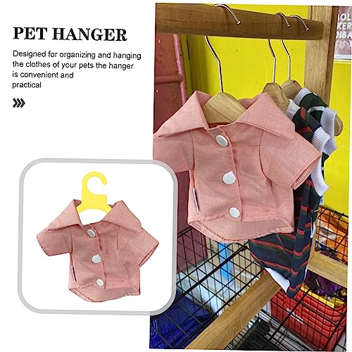 Milisten 10stücke Haustier Kleiderbügel Stabiler Und Praktischer Hänger Für Hundekleidung Kleine Trocknungsständer Für Katzen Und Hundefashion Platzsparend Und Leicht Zu