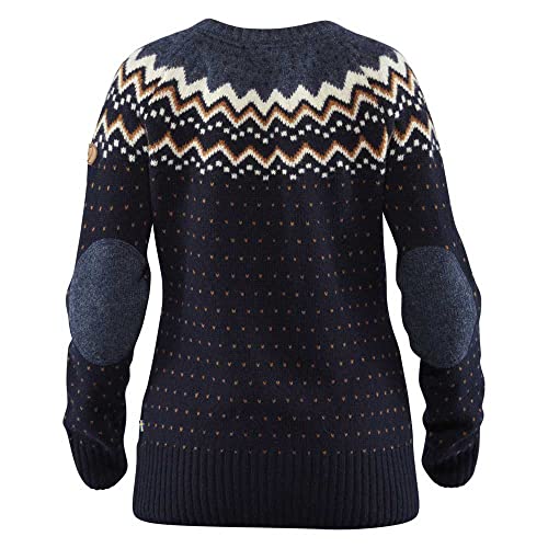 Fjällräven Damen Sweater Övik Knit, Dark Navy, L, 89941-555
