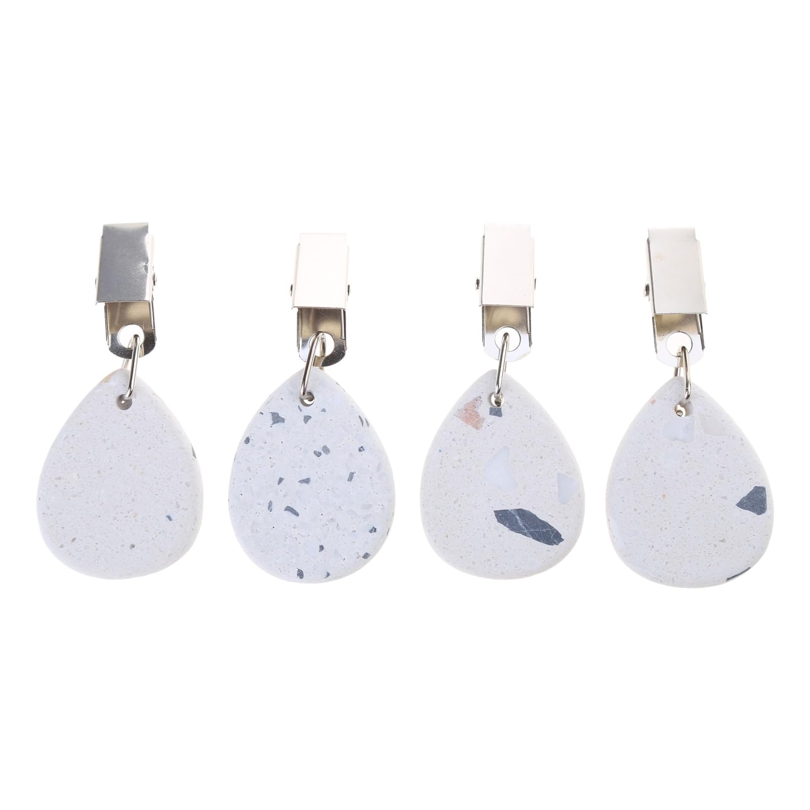 Maxtonser 4Pcs Table Cover Weights Stone Iron Tablecloths Pendants Table Cloth Pendant Tablecloth Clips Tablecloth Weights Clips