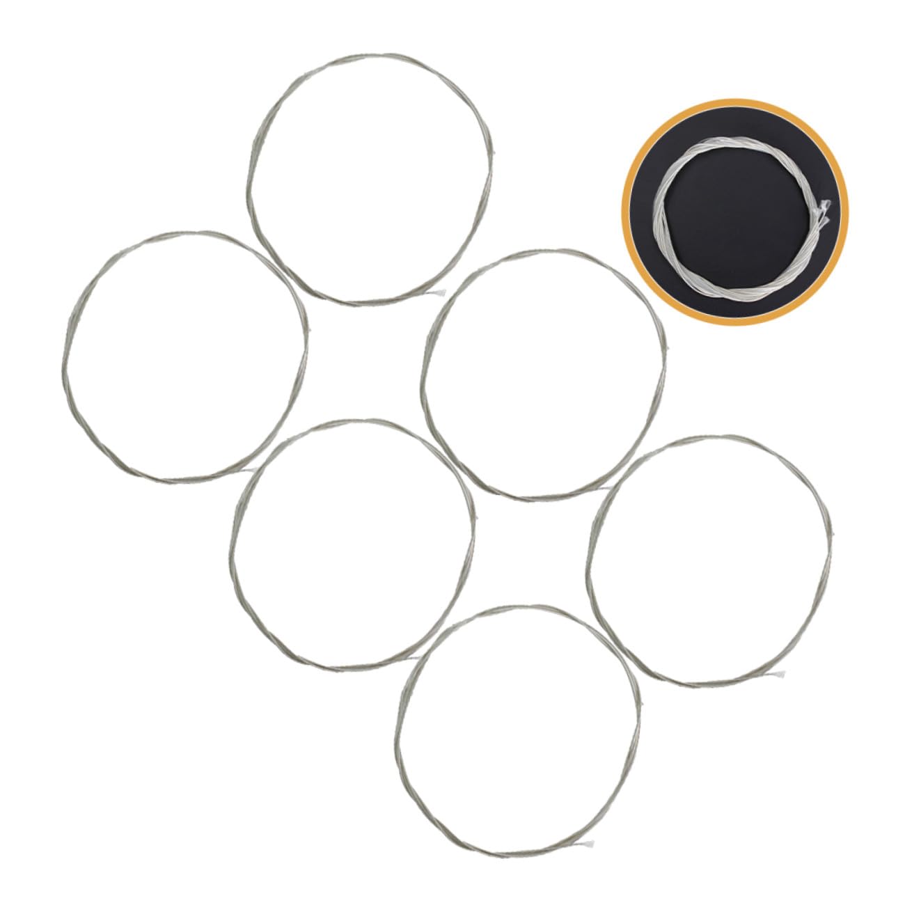 BESTonZON 5sets Corde Per Chitarra Acustica Inossidabile Corde Resistenti e Durevoli Per Musicisti e Appassionati Di Folk