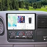 MekedeTech DUDUAUTO DUDU5 Android for Chevrolet Chevy Silverado Suburban Tahoe GMC Sierra 1999-2002,9.5 inch Touch Screen Upgrade Wireless Carplay Head Unit,8G+128GB,NOT Support 360 Cameras