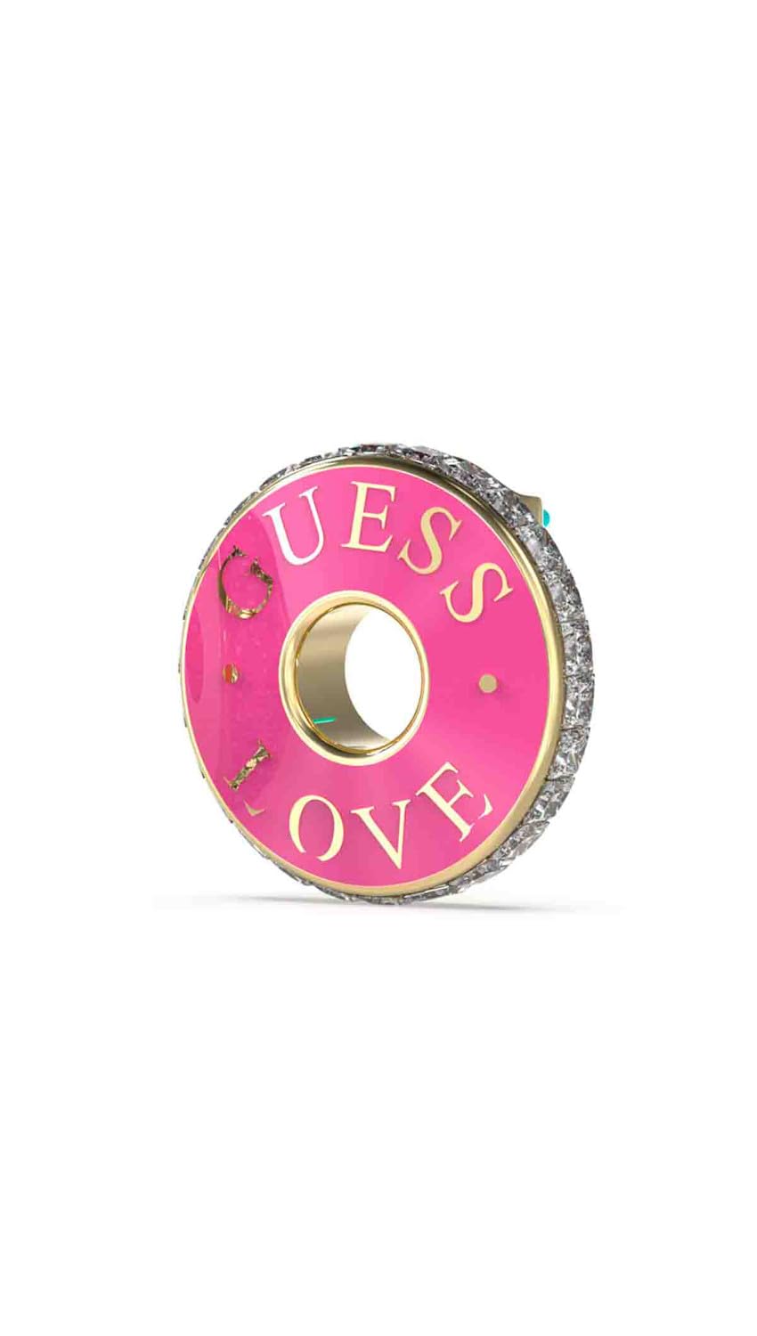 GUESS Boucles d'oreilles Love Couleur dorée JUBE04084JWYGFCT/U, Unitalla, Acier inoxydable, Pas de gemme