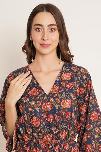 Image of COTLAND Fashions Jaipuri Cotton Printed Playsuit for Women
