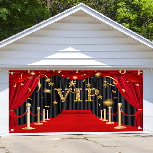 Fondo decorativo VIP alfombra roja 7x8 pies miniatura 1