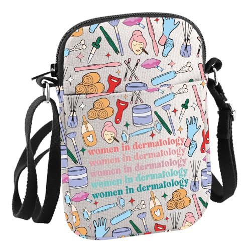 Dermatologist Gift Women in Dermatology Crossbody Bag Skin Care Specialist Gift