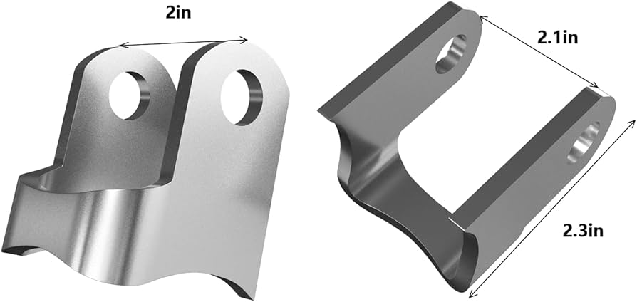 Amazon.com: Weld-On Shock Mounts & Brackets: Heavy-Duty Rear