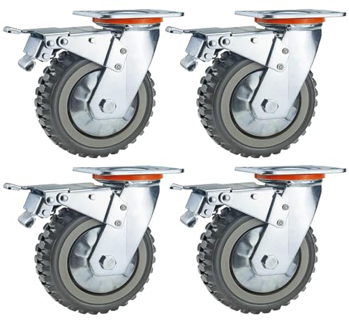 THOISEWELT® Heavy Duty Caster Wheel For Industrial Trolley A...