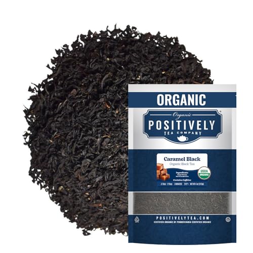 Image of Organic Positively Tea Company, Caramel Black Tea, Loose Leaf, 4 Ounce