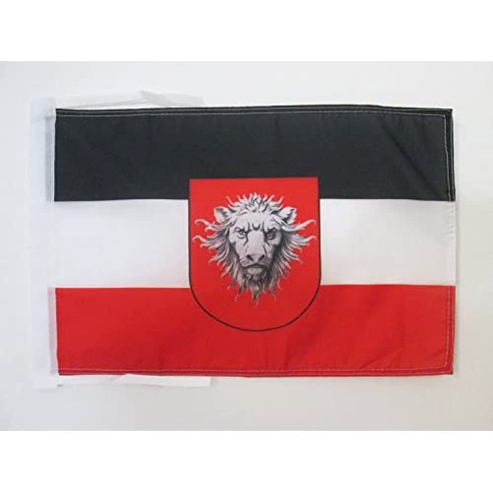 Iran Old Persia Flag 18'' x 12'' cords - Persian SMALL flags 30 x 45cm - Banner 18x12 in - AZ FLAG — view 675