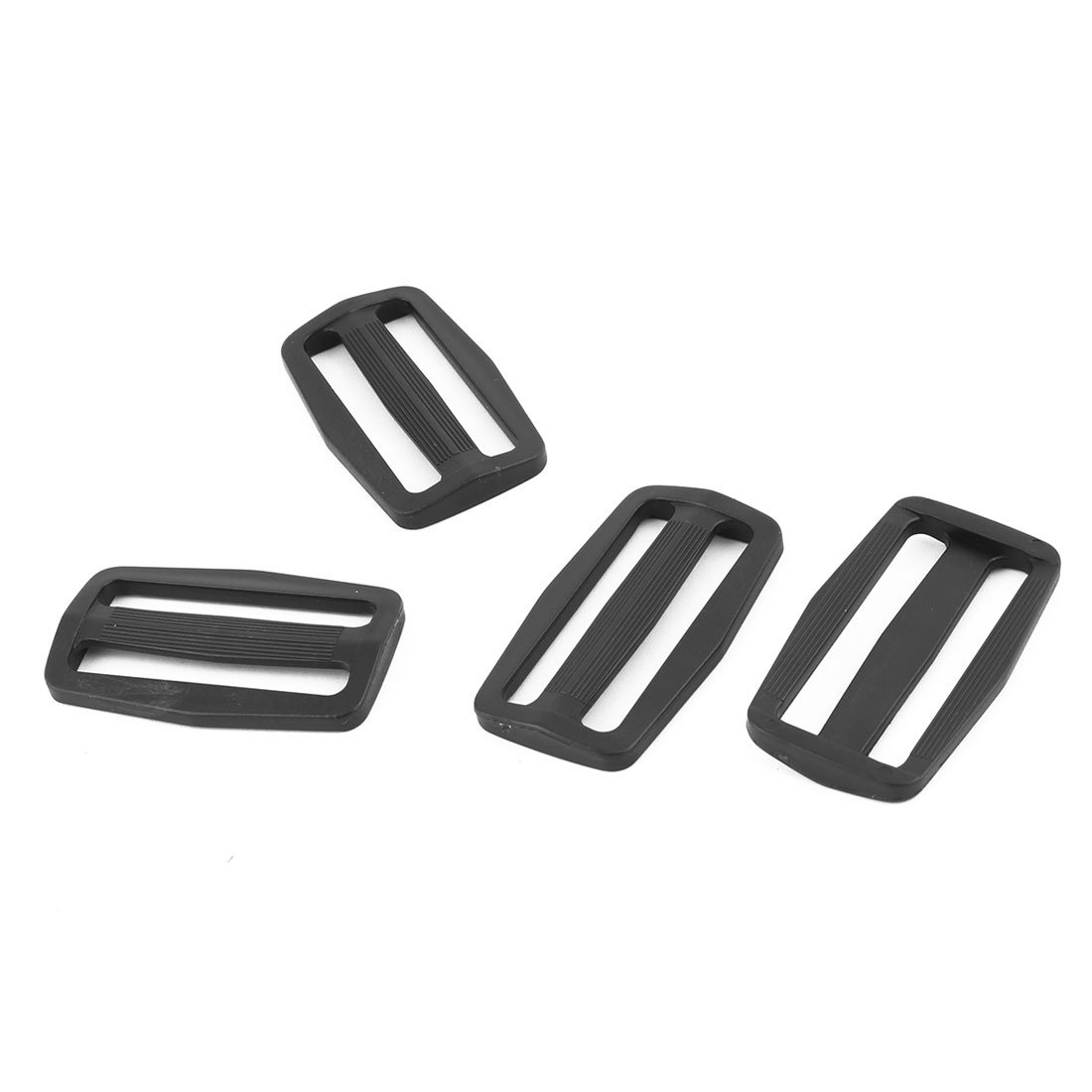 ZHuidjo Plastic Outdoor Adjustable Backpack Strap Tri Glide 2.3 Inches Length 4pcs Black (SN: 909 57c dae 3b4 d85)