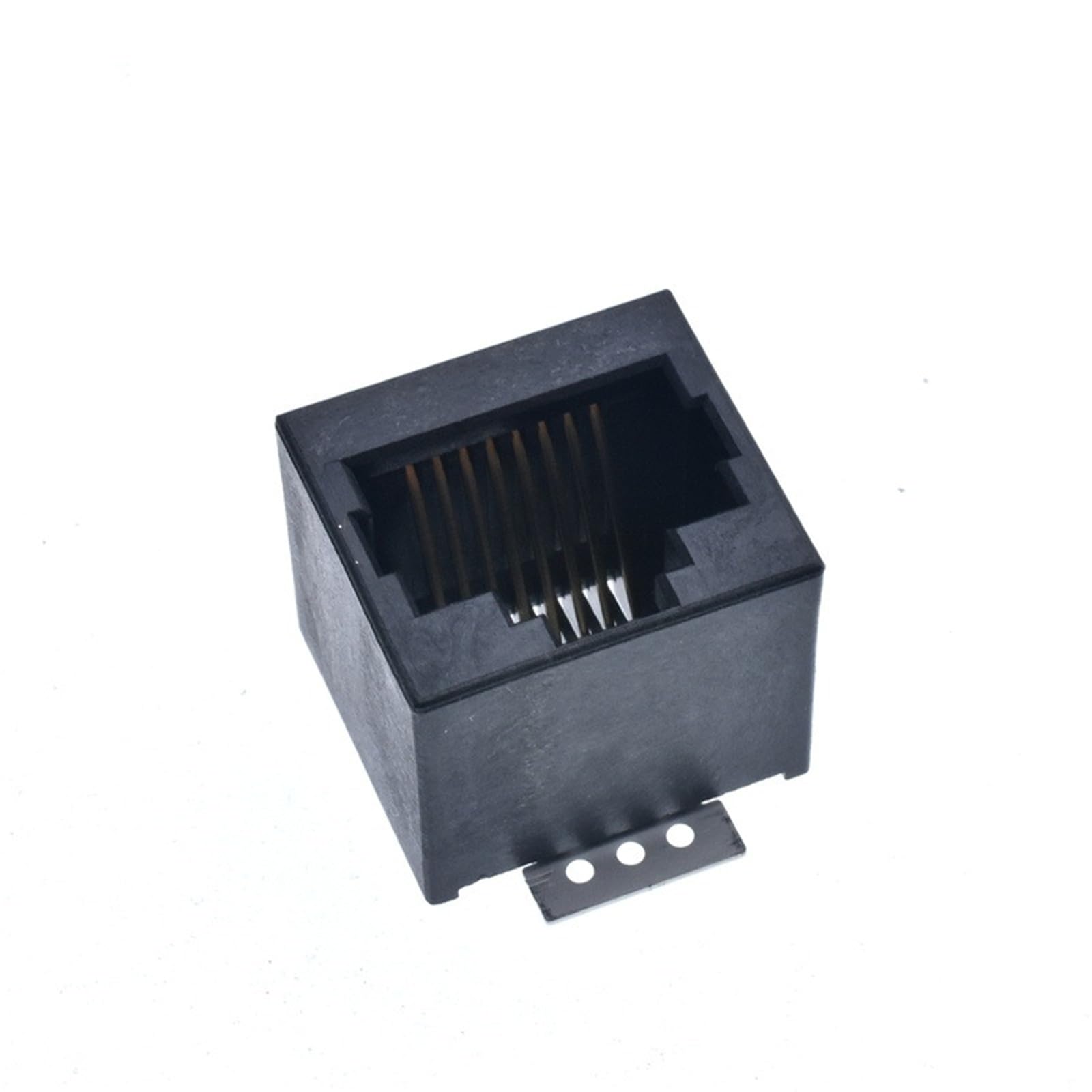 2Pcs RJ45 8P8C SMD Adapter Buchse 180 Grad Vertikale Netzwerk Port Stecker