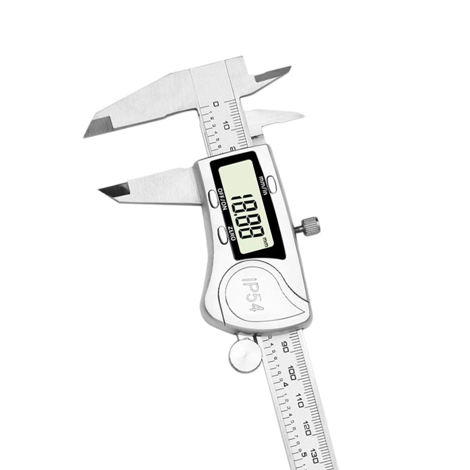 Calibrador digital de 0,01 mm, herramienta de medición de alta precisión, pantalla LCD, cuerpo de acero inoxidable para calibrador digital electrónico profesional