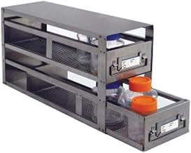 Argos Technologies RDB2A Upright Freezer Drawer Rack for Storage Bottle, ó 4 13/16" H, 2 Drawer with 15 x 4 1/2" Area, 16 1/2" Length, 9 15/16" Height, 5 1/2" Width