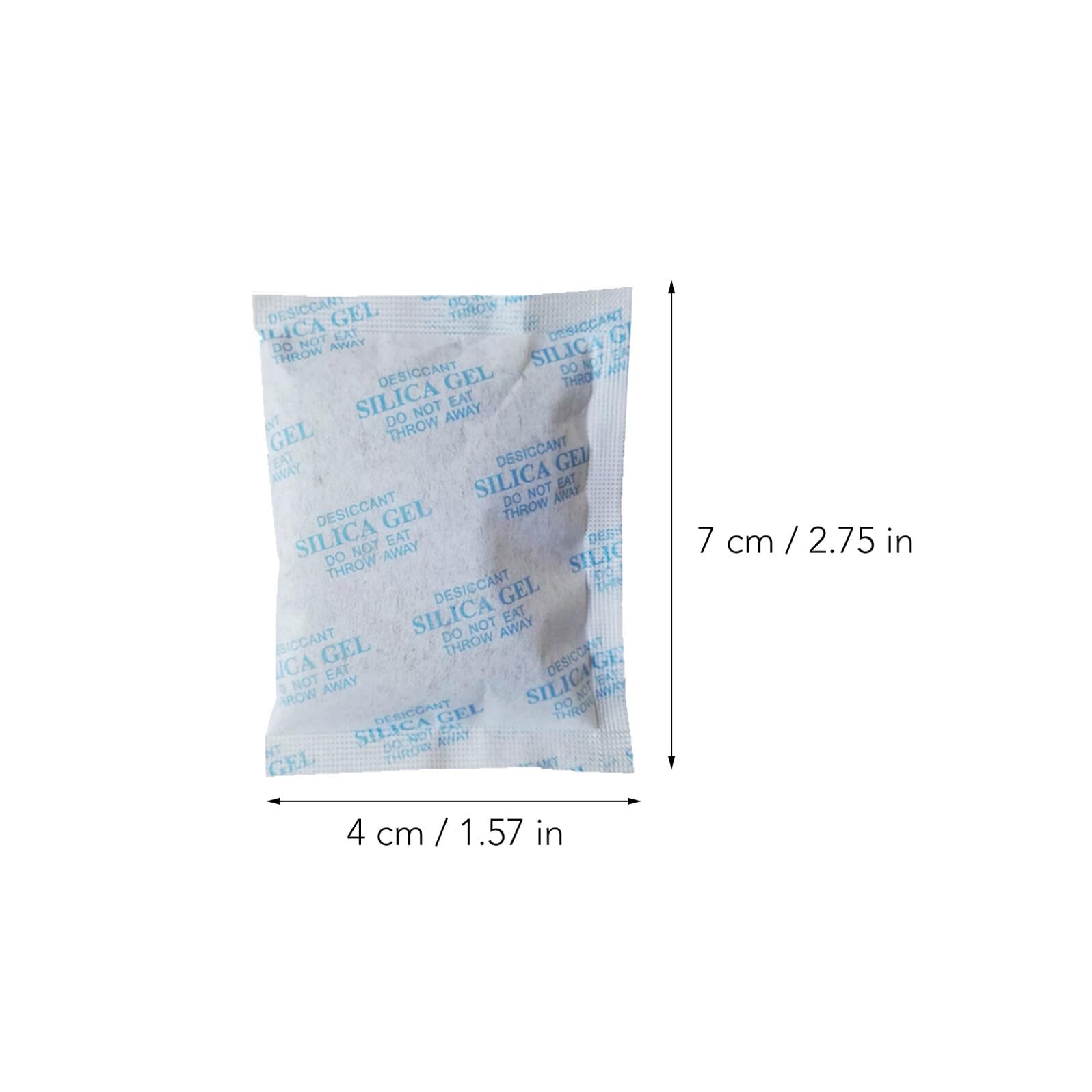 Abaodam 100 Pezzi Essiccante in Gel di Silice 10g Confezione Non Tessuto Blu, Riduce la Condensa e Previene la Corrosione per Cassetti e Armadi