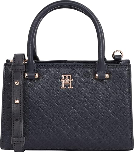 Image of Tommy Hilfiger Women's Monogram Mini Tote Bag With Removable Crossbody Strap