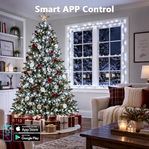 Image of Brizled Smart Christmas String Lights, 200 LED Color Changing Xmas Lights